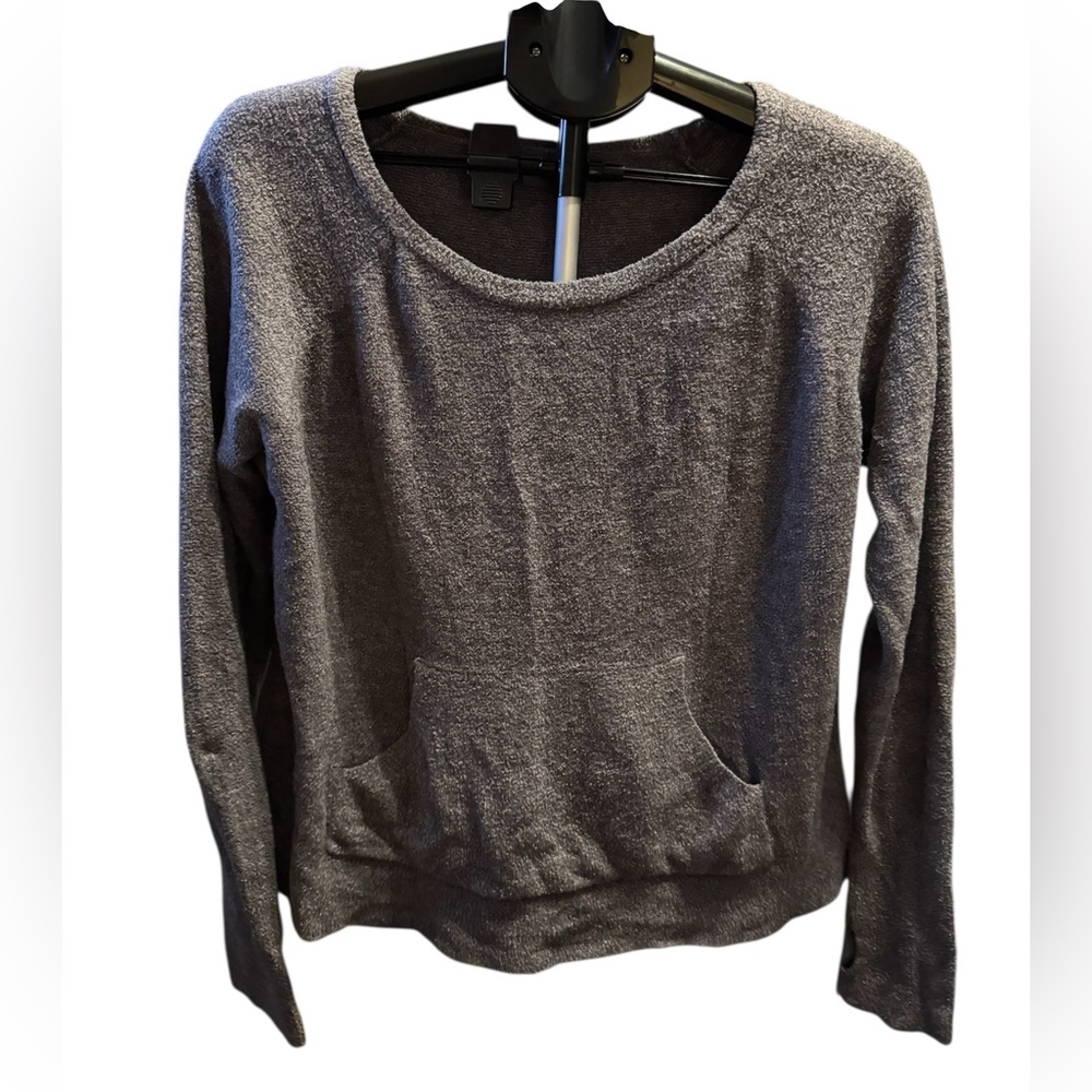 Barefoot Dreams Cozychic sweater gray size Large
